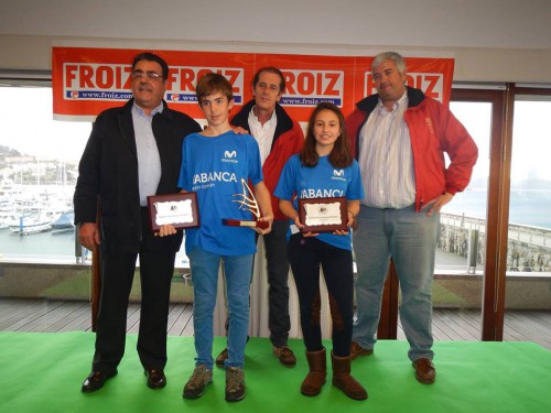 Martín Wizner en categoría masculino y Alba en categoría femenina campeones Gallegos 2015