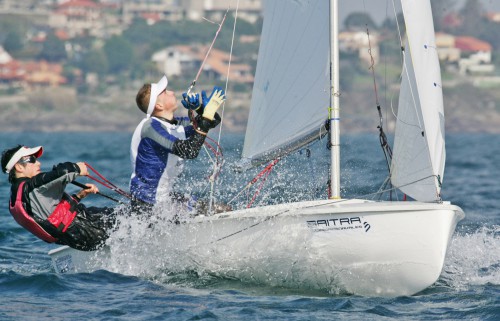 1Pablo Avila y Anton Calo en la última edición del Trofeo Baitra 420 del MRCYB