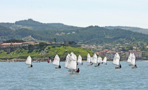 3Parte de la flota del Trofeo Baitra de Vela Infantil