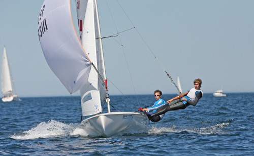 4Andrés Álvarez y Pablo García en un momento del Trofeo Baitra - Copa Galicia 420 - - Foto © Rosana Calvo