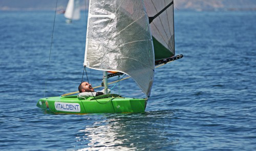 1El gallego Fran Piñeiro del Club de Vela Escota - Foto © Rosana Calvo