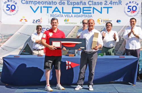 2Rafa Andarias, campeón de España de clase 2.4mR - Foto © Carlos Rúa