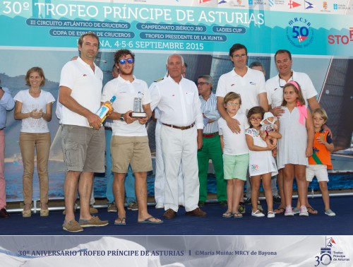 Marina Coruña vencedor en la clase J80 del Trofeo Príncipe de Asturias.