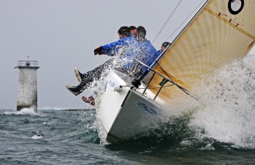 J80 compitiendo en el Trofeo Vitaldent del MRCYB - Foto © Rosana Calvo Diéguez