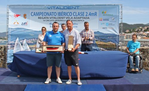 3El gallego Fran Piñeiro tercer clasificado del Campeonato Ibérico de Vela Paralímpica - Foto Carlos Rúa