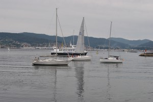 Suspendida por falta de viento la primera etapa del II Trofeo Colón, Poio terra de navegantes para Cruceros