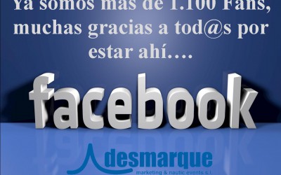 Ya somos mas de 1.100 Fans en Facebook