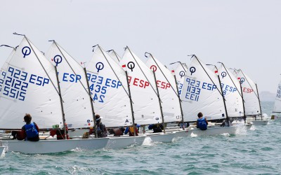 La Ría de Arousa, escenario de la Copa de España de Optimist