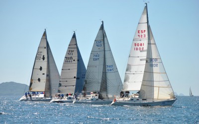 Magnífica jornada de vela en la Interclubes de Cruceros en Sanxenxo