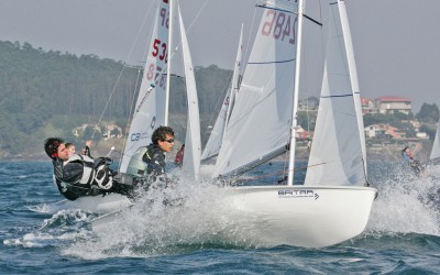 Este fin de semana se celebra en Baiona la Copa Galicia de vela de la clase 420