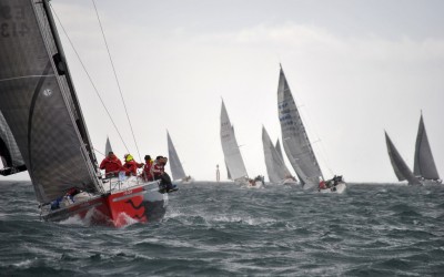 Etapa muy difícil la que tuvieron este pasado sábado los participantes en la 4ª Etapa Concello de Marín, Regata Interclubes Ría de Pontevedra