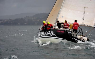 La regata Interclubes de la Ría de Pontevedra entra en su recta final con etapa en el Real Club Náutico de Sanxenxo