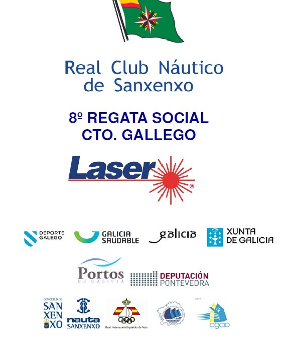 8ª Regata Social RCN.Sanxenxo Cto.Gallego Laser 2016