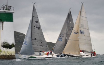 La Interclubes de Cruceros de la Ría de Pontevedra finaliza este sábado con la etapa del Club Náutico de Beluso