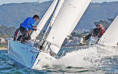 La clase J80 clausura la temporada de vela en Baiona con el Trofeo Banco Sabadell