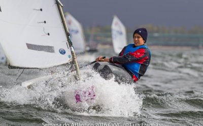 Beatriz Cintra y Willian Risselin vencedores en el Cidade de Viana de Optimist. Luis Pérez Canal Campeón Gallego de J70