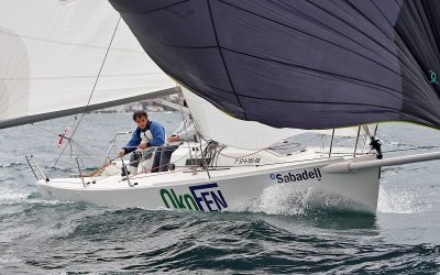 De la Gándara “vuela” y se lleva la primera victoria del Trofeo Banco Sabadell Clase J80