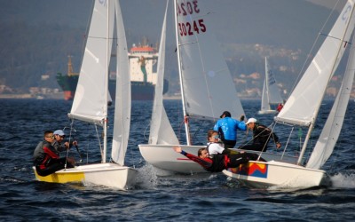 Los campeones de Europa de Snipe Gustavo y Rafael del Castillo, líderes provisionales en la 50º Regata Las Anclas