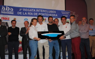 Espectacular final de la 3ªRegata Interclubles de Cruceros de la Ría de Pontevedra