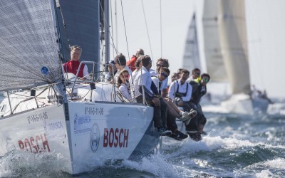 El viento se alía con los veleros en la primera jornada del Trofeo Príncipe de Asturias