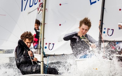 La flota gallega manda en la Semana del Atlántico de Optimist, que concluye este fin de semana con el Meeting Cidade de Vigo