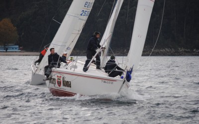 La XIX Regata de Navidad para cruceros, comienza este sábado en la Ría de Pontevedra con récord de participación