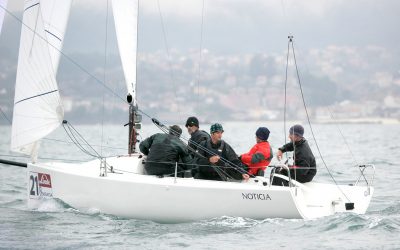 El Noticia sentencia la quinta serie del Trofeo Linde Sogacsa de J70 de la mano del vigués Alberto García