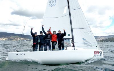 El Noticia sentencia el Trofeo Linde Sogacsa de J70 ganando la última Serie en la Ría de Vigo