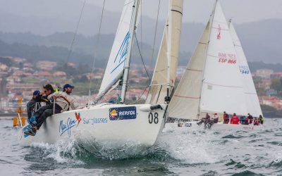 Dura pugna entre vascos y cántabros  por el Campeonato de España de J80