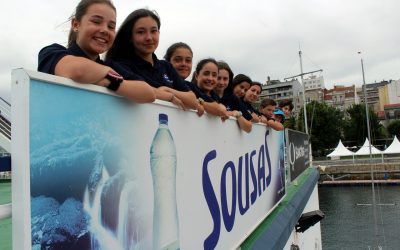 Galicia busca club campeón por equipos en el Gallego de Optimist que presenta Aguas de Sousas en la Ría de Vigo el fin de semana