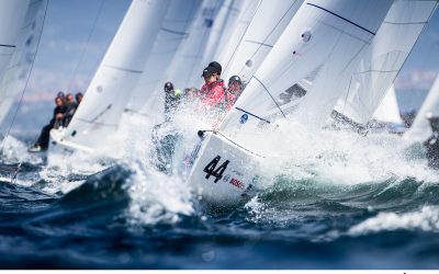 Gran segunda jornada, con mucho viento en el Europeo de J70