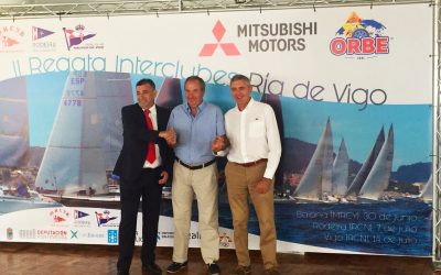 Vuelve la Regata Interclubes Ría de Vigo, presentada por Mitsubishi Motors y Conservas Orbe, con treinta barcos en liza