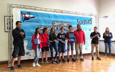 El Marítimo de Canido destrona contra pronóstico al Náutico de Sanxenxo y se adjudica el Campeonato de Galicia de Optimist en la ría