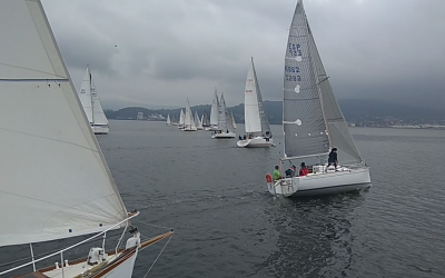 Fuerza Cuatro, Chispa Nejra, Travesío La Riviere y Calamote vencedores finales en la Combarro Cruising Sail