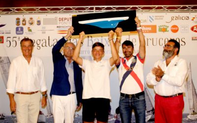 El Real Club Náutico de Vigo, nuevo campeón por clubes de la 55ª Regata Rías Baixas, sucede al Monte Real baionés