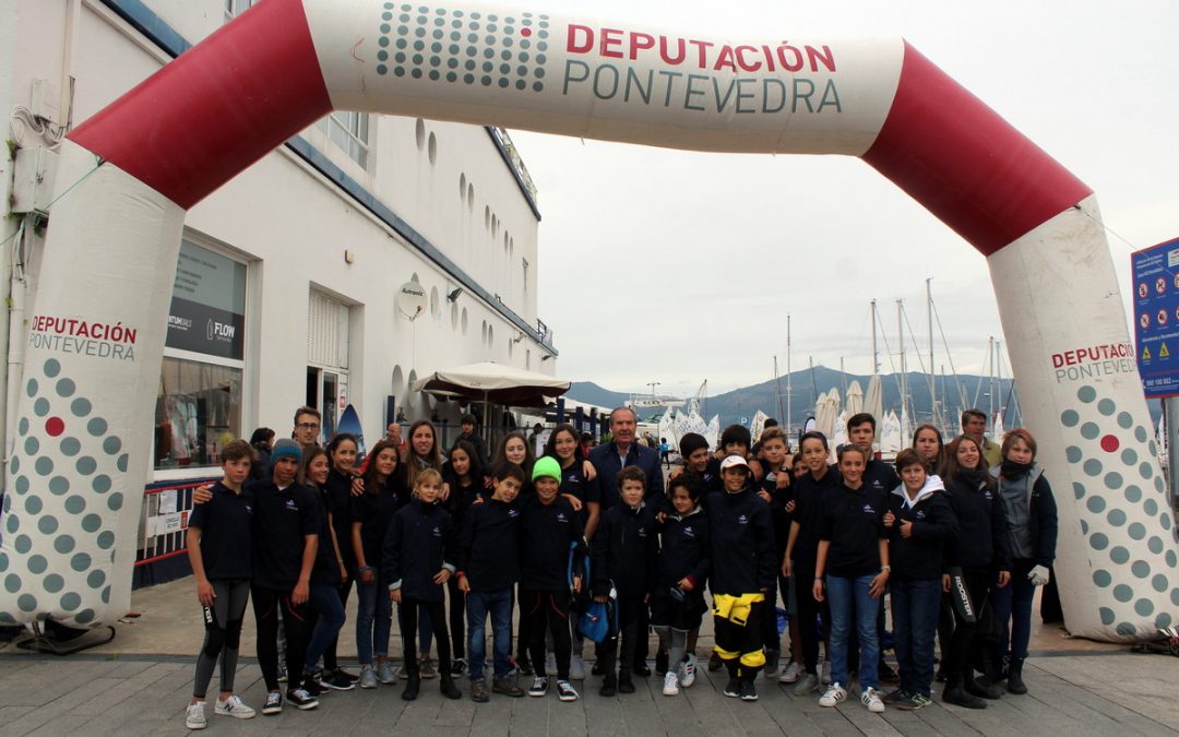 El Meeting Internacional Cidade de Vigo abre el circuito exclusivo de la Optimist Excellence Cup, con barcos de nueve países