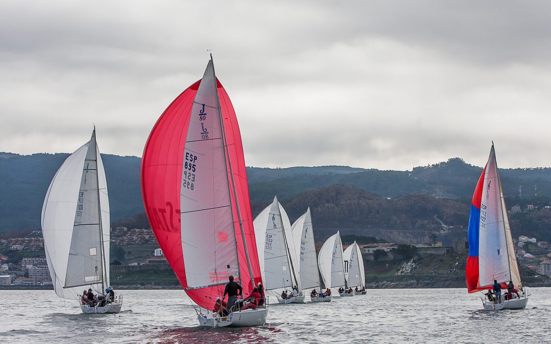 Los J80 vuelven este sábado a Baiona para la cuarta jornada de la Liga de Invierno