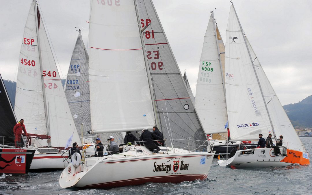 Emocionante cuarta prueba de la regata Interclubes Ría de Pontevedra en Beluso